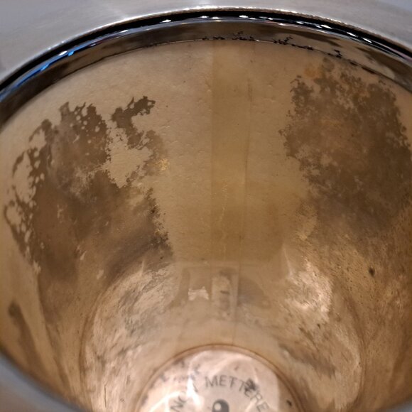 Wine Cooler Vintage Silverplate Fala Lega Argentata Made In Italy - Picture 5 of 7